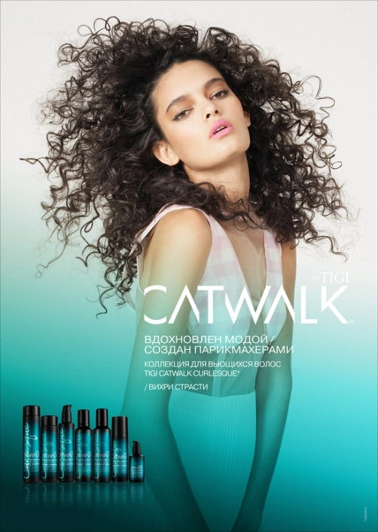 Крем для кучерявого волосся - TIGI Catwalk Curl Collection Curlesque Curls Rock Amplifier, 150 мл - фото N3