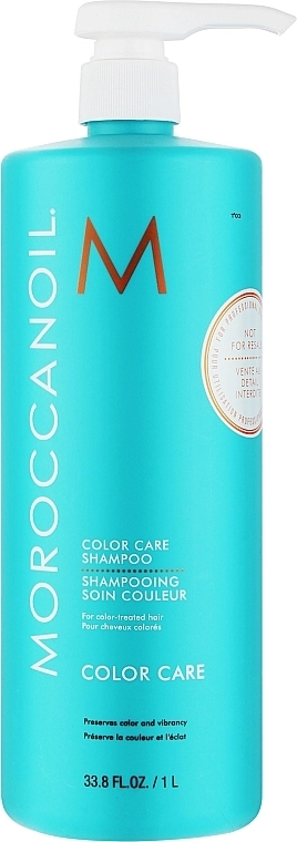 Шампунь без сульфатов для сохранения цвета волос - Moroccanoil Color Care Shampoo, 1000 мл - фото N1