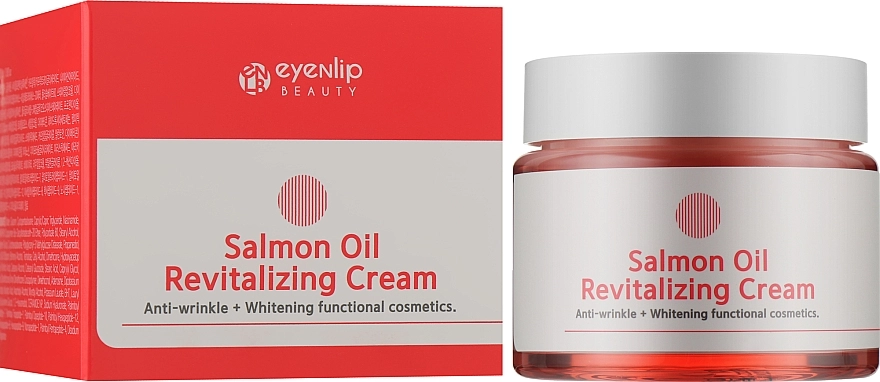 Крем для лица восстанавливающий с маслом лосося - Eyenlip Salmon Oil Revitalizing Cream, 80 мл - фото N2