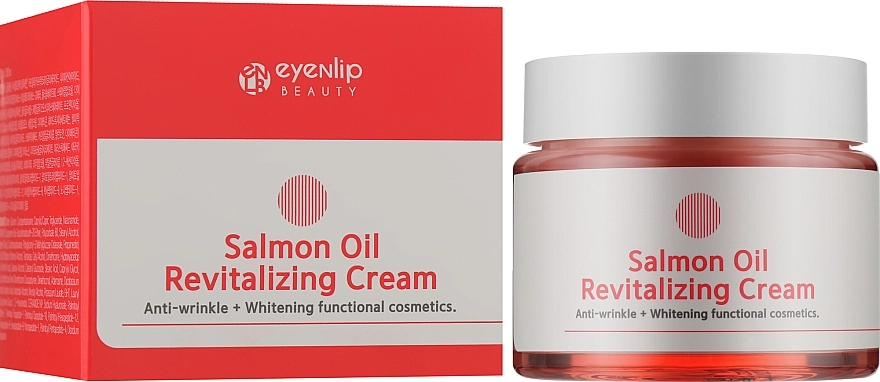 Крем для обличчя відновлюючий з маслом лосося - Eyenlip Salmon Oil Revitalizing Cream, 80 мл - фото N2