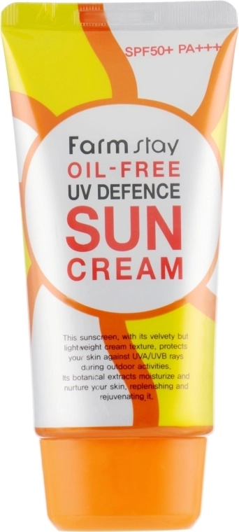 Солнцезащитный обезжиренный крем - FarmStay Oil-Free Uv Defence Sun, 70 мл - фото N1