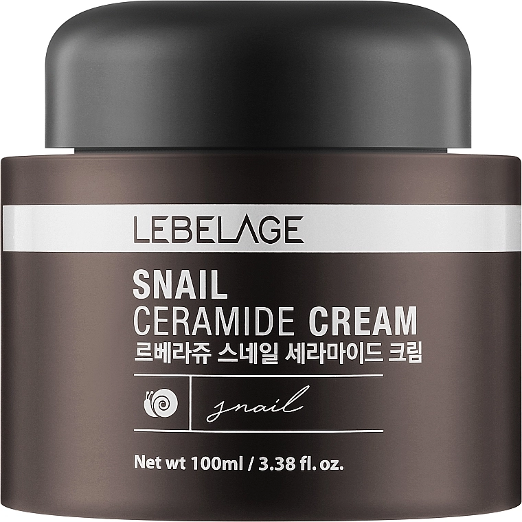 Крем для лица с муцином улитки и керамидами - Lebelage Snail Ceramide Cream, 100 мл - фото N1