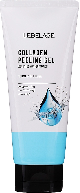 Колагеновий пілінг-гель для обличчя - Lebelage Collagen Peeling Gel, 180 мл - фото N1
