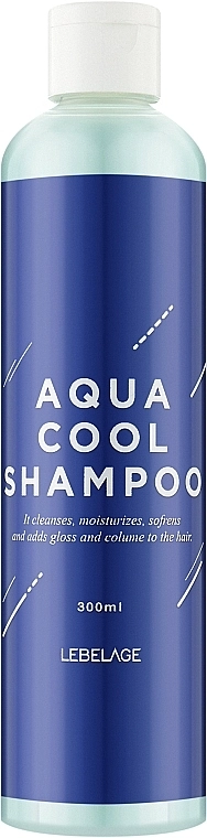 Мягкий освежающий шампунь для волос - Lebelage Aqua Cool Shampoo, 300 мл - фото N1