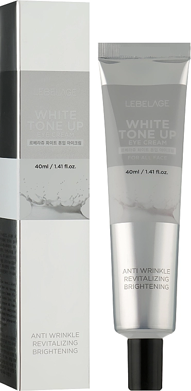 Освітлюючий крем для шкіри навколо очей - Lebelage White Tone Up Eye Cream, 70 мл - фото N2