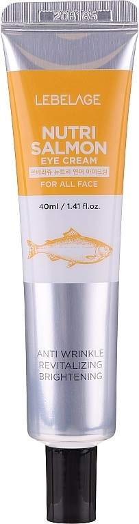 Питательный крем для глаз с лососевым маслом - Lebelage Nutri Salmon Eye Cream, 40 мл - фото N1
