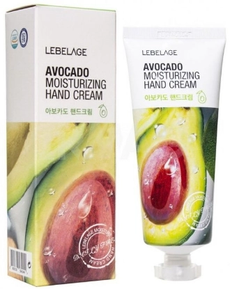 Крем для рук з екстрактом авокадо - Lebelage Avocado Moisturizing Hand Cream, 100 мл - фото N1