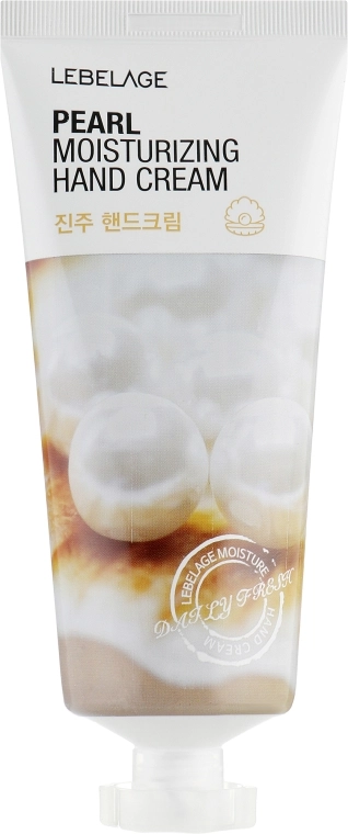 Освітлювальний крем для рук - Lebelage Pearl Moisturizing Hand Cream, 100 мл - фото N2