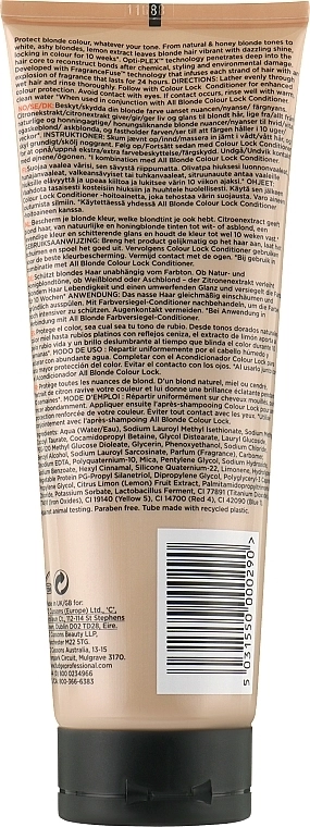 Шампунь для світлого волосся - Fudge Professional All Blonde Colour Lock Shampoo, 250 мл - фото N2