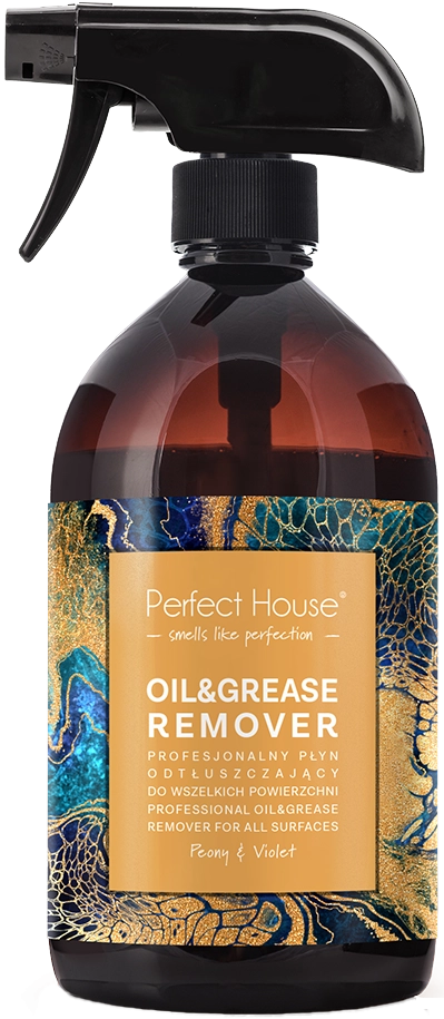 Профессиональное обезжиривающее средство - Barwa Perfect House Oil&Grease Remover Peony & Violet, 500 мл - фото N1