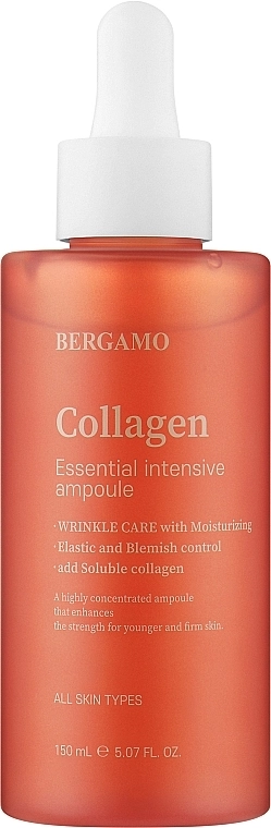 Сироватка для обличчя з колагеном - Bergamo Collagen Essential Intensive Ampoule, 150 мл - фото N1