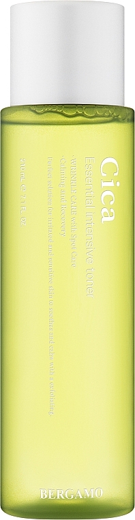 Успокаивающий тонер для лица - Bergamo Cica Essential Intensive Skin Toner, 210 мл - фото N1