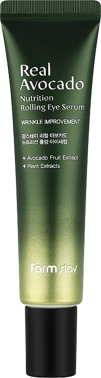 Сыворотка-роллер для кожи вокруг глаз с экстрактом авокадо - FarmStay Real Avocado Nutrition Rolling Eye Serum, 25 мл - фото N1
