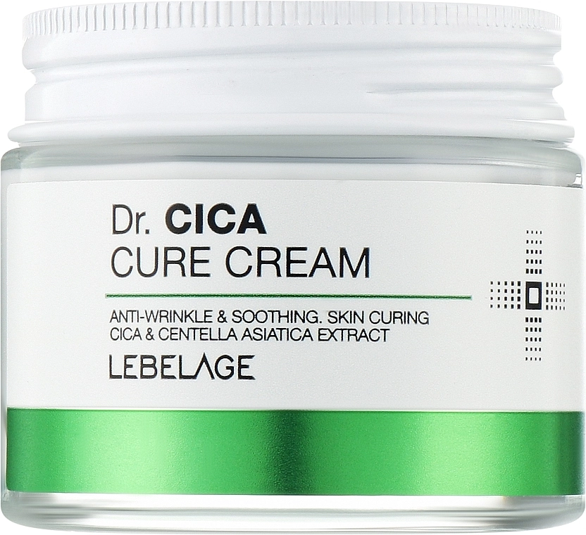 Крем для лица с центеллой - Lebelage Dr. Cica Cure Cream, 70 мл - фото N1