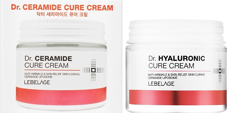 Крем для лица с улиткой и церамидами - Snail Ceramide Cream - Lebelage Dr. Ceramide Cure Cream, 70 мл - фото N2