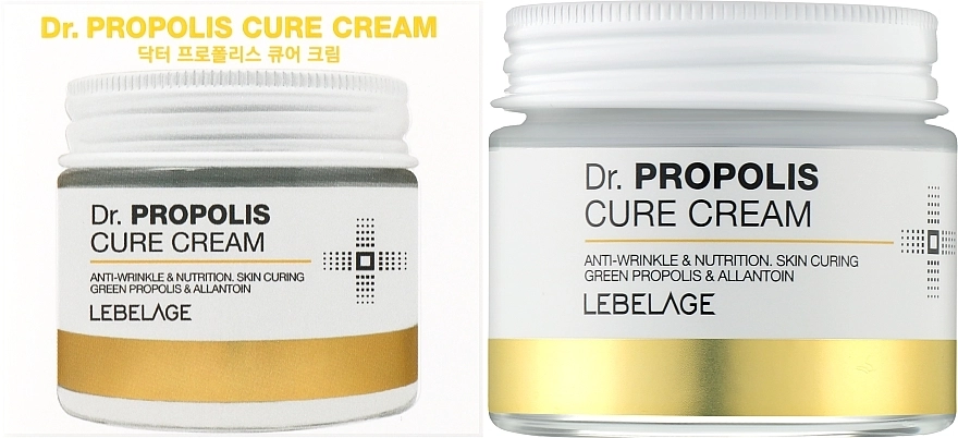 Крем для лица с прополисом - Lebelage Dr. Propolis Cure Cream, 70 мл - фото N2