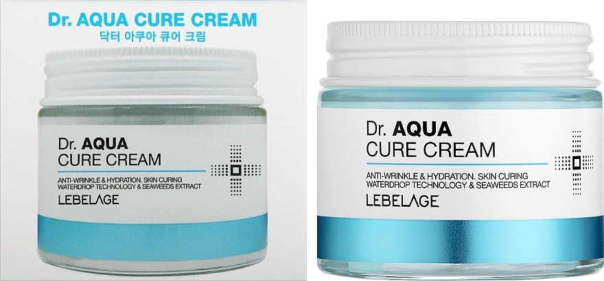 Зволожуючий крем для обличчя - Lebelage Dr. Aqua Cure Cream, 70 мл - фото N2