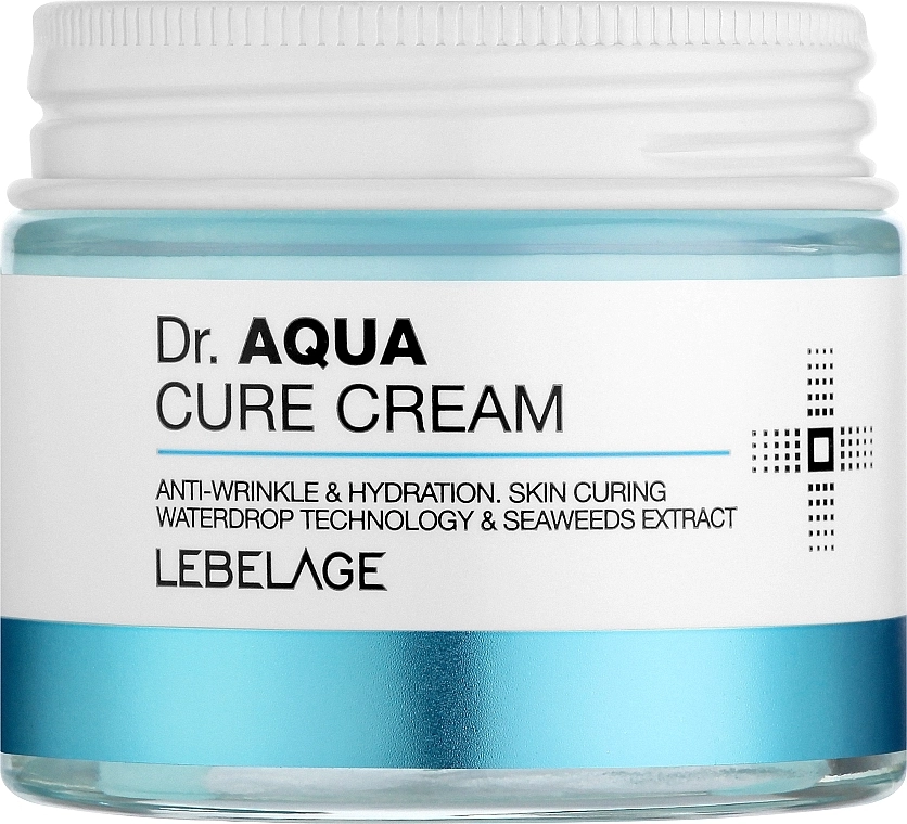 Зволожуючий крем для обличчя - Lebelage Dr. Aqua Cure Cream, 70 мл - фото N1