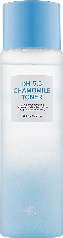 Тонер для лица с ромашкой - Fabyou PH 5.5 Chamomile Toner, 200 мл - фото N1