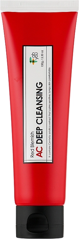 Пінка для вмивання для проблемної шкіри - Fabyou Red Blemish AC Deep Cleansing, 150 г - фото N1