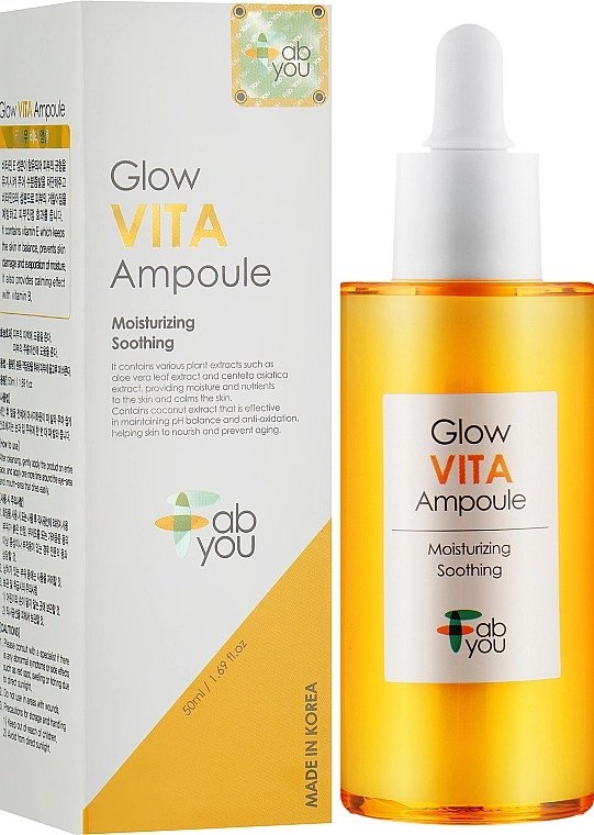 Ампульна сироватка для обличчя вітамінна - Fabyou Glow Vita Ampoule, 50 мл - фото N2