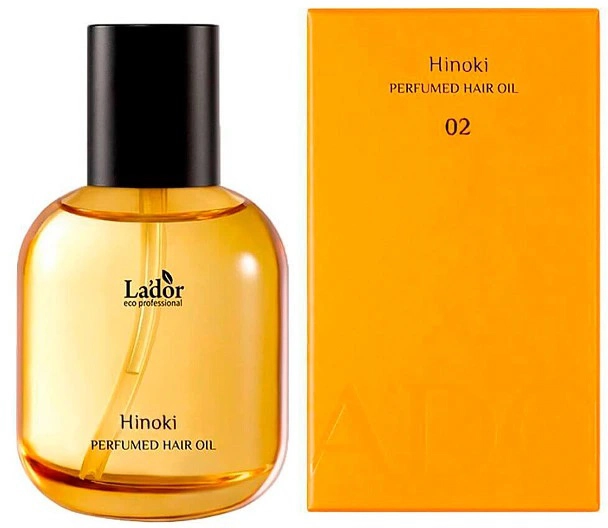 Парфюмированное масло для сухих волос з древесным ароматом - La'dor Perfumed Hair Oil 02 Hinoki, 80 мл - фото N1