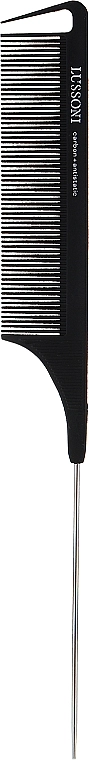 Гребінець з металевим хвостиком - Lussoni PTC 306 Pin Tail Comb, 1 шт - фото N1