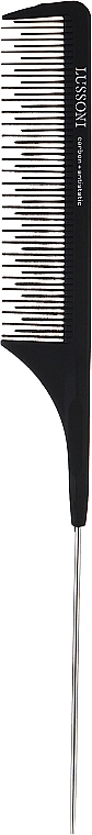 Расческа с металлическим хвостиком - Lussoni PTC 304 Pin Tail Comb, 1 шт - фото N1