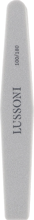 Пилка для нігтів - Lussoni Grey Diamond Sponge Grid 100/180, 10 шт - фото N1