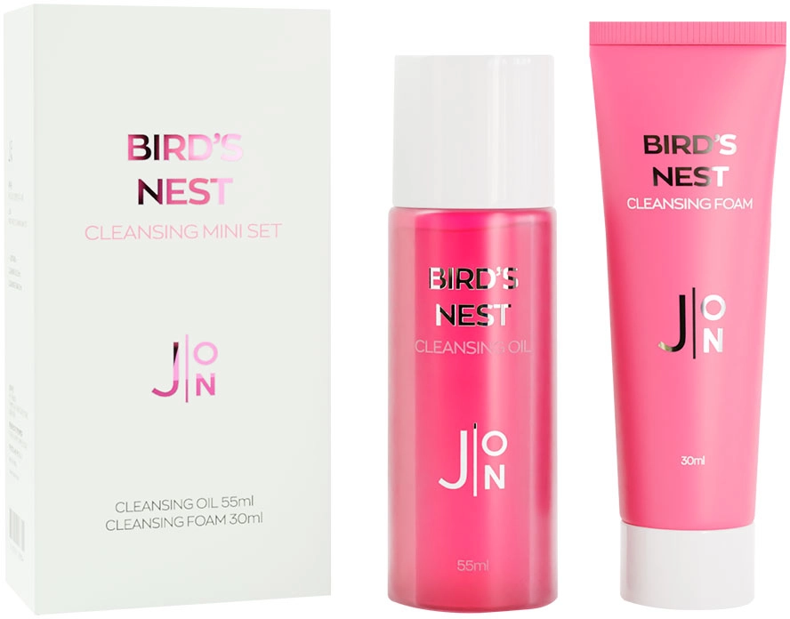 Очищуючий набір мініатюр - J:ON Bird's Nest Cleansing Mini Set, 2 продукта - фото N1