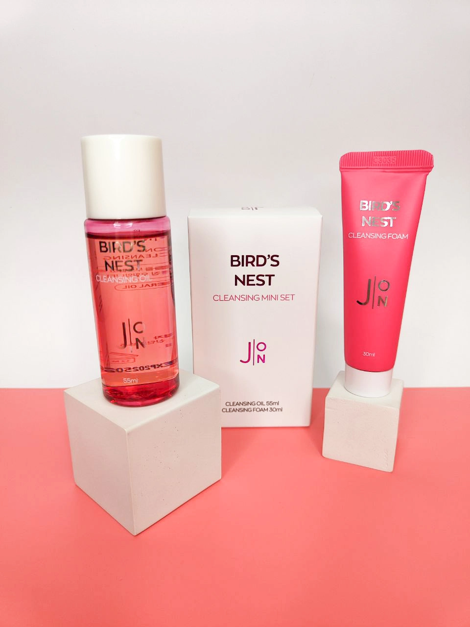 Очищуючий набір мініатюр - J:ON Bird's Nest Cleansing Mini Set, 2 продукта - фото N4
