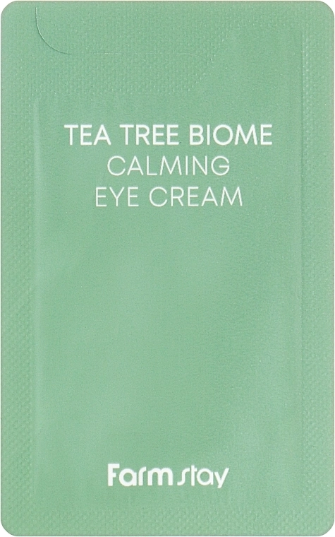 Крем для очей з чайним деревом - FarmStay Tea Tree Biome Calming Eye Cream, пробник, 1 мл - фото N1