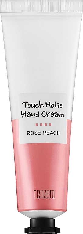 Крем для рук з трояндою та персиком - Tenzero Touch Holic Hand Cream Rose Peach, 50 мл - фото N1