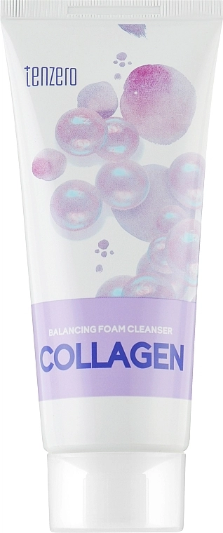 Балансуюча пінка для вмивання з колагеном - Tenzero Balancing Foam Cleanser Collagen, 100 мл - фото N1