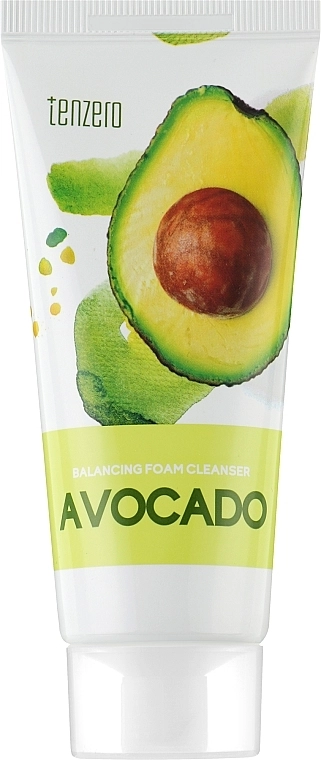 Балансирующая пенка для умывания с авокадо - Tenzero Balancing Foam Cleanser Avocado, 100 мл - фото N1