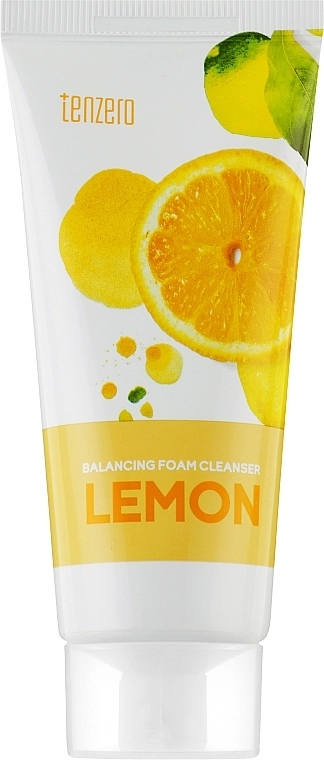 Балансирующая пенка для умывания с лимоном - Tenzero Balancing Foam Cleanser Lemon, 100 мл - фото N1