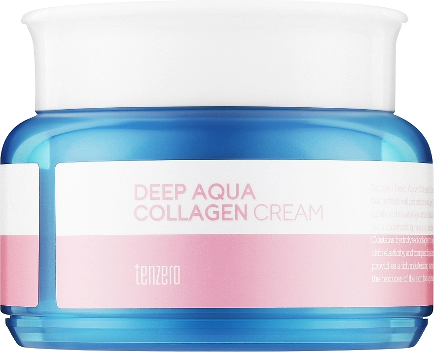 Крем для обличчя з колагеном - Tenzero Deep Aqua Collagen Cream, 100 г - фото N1