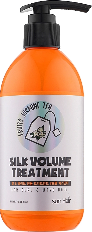 Бальзам для волосся з кератином - SumHair Silk Volume Treatment Fruits Jasmine Tea, 300 мл - фото N1