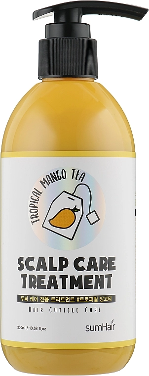 Бальзам для волосся заспокійливий з манго екстрактом - SumHair Scalp Care Treatment Tropical Mango Tea, 300 мл - фото N1