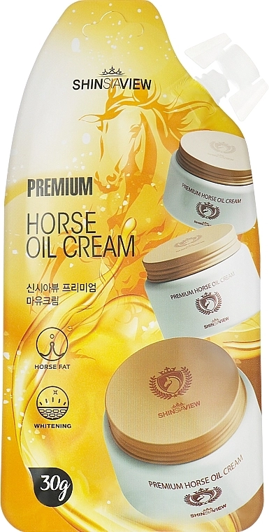 Крем для обличчя з кінською олією - Shinsiaview Premium Horse Oil Cream, 30 г - фото N1