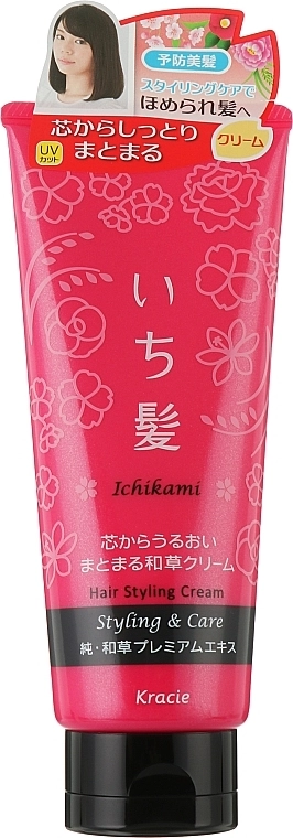 Крем для укладання волосся - Kracie Ichikami Styling & Care Hair Styling Cream, 150 г - фото N1