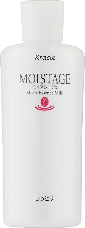 Зволожуюче молочко для нормальної шкіри обличчя - Kracie Moistage Essence Milk, 160 мл - фото N1