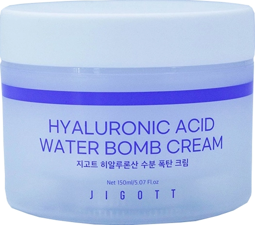 Увлажняющий крем для лица с гиалуроновой кислотой - Jigott Hyaluronic Acid Water Bomb Cream, 150 мл - фото N1