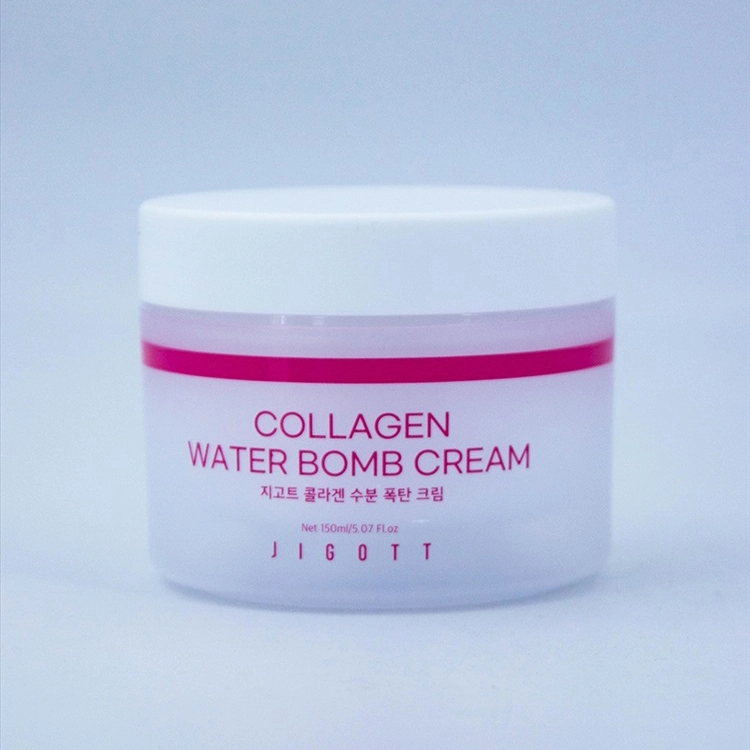 Увлажняющий крем для лица с коллагеном - Jigott Collagen Water Bomb Cream, 150 мл - фото N2