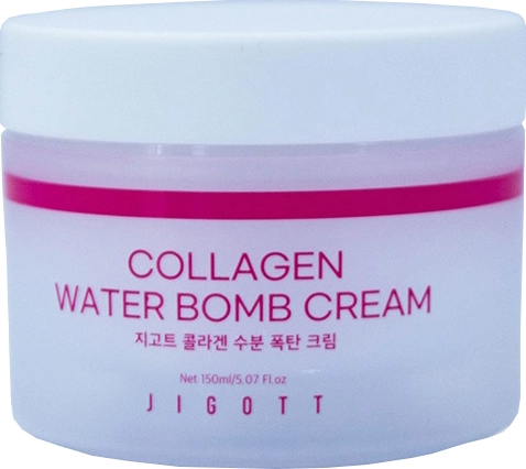 Увлажняющий крем для лица с коллагеном - Jigott Collagen Water Bomb Cream, 150 мл - фото N1