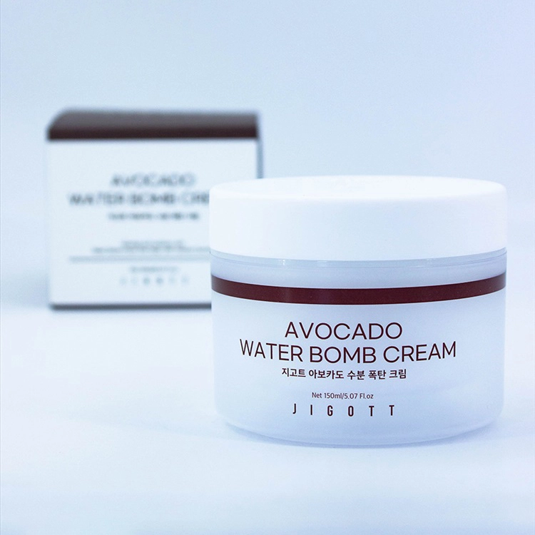 Зволожуючий крем для обличчя з авокадо - Jigott Avocado Water Bomb Cream, 150 мл - фото N3