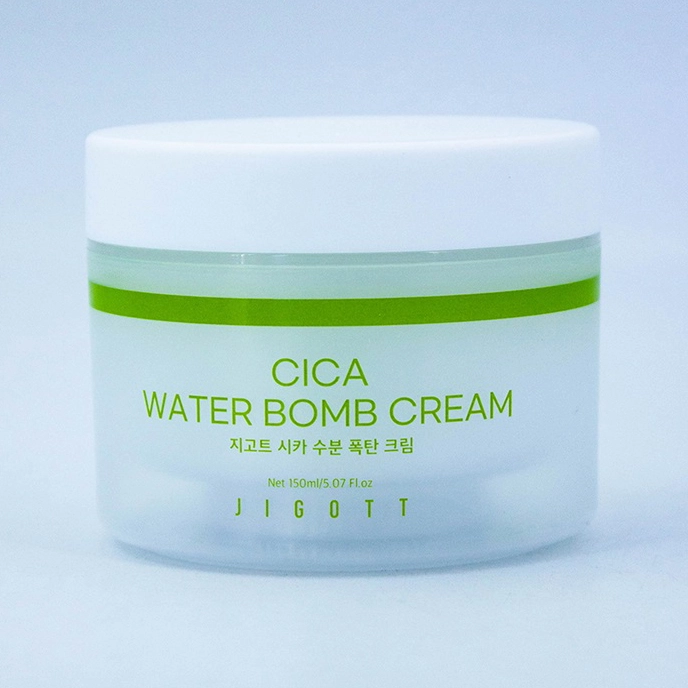 Увлажняющий крем для лица с экстрактом центеллы - Jigott Cica Water Bomb Cream, 150 мл, 150 мл - фото N2