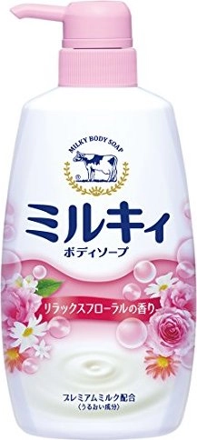 Жидкое молочное мыло для тела c цветочным ароматом - COW Milky Body Soap Relax Floral Fragrance, 550 мл - фото N3