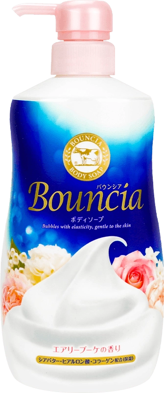 Рідке молочне мило для тіла з квітковим ароматом - COW Bouncia Rose Body Soap, 500 мл - фото N1