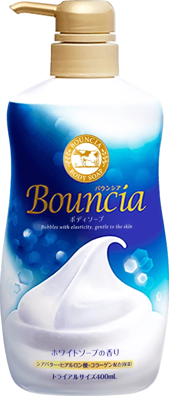 Увлажняющее мыло для тела со сливками и коллагеном - COW Milky Body Soap Bouncia, 500 мл - фото N1